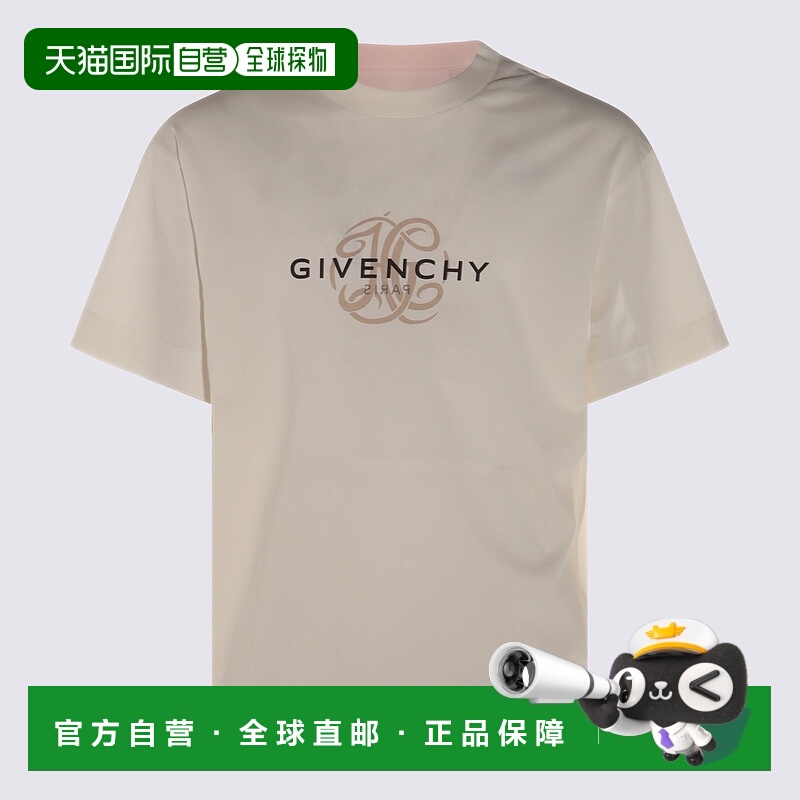 1h可退 GIVENCHY 男士T恤 BM71MG3YQJ130 SS2025 白色 T-shirt wi