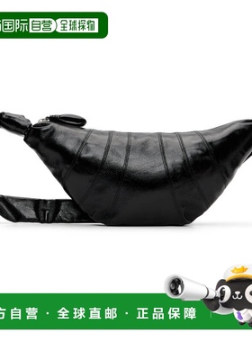 1h可退 潮奢 Lemaire 男士 黑色中号 Croissant 单肩包 BG0001LF1