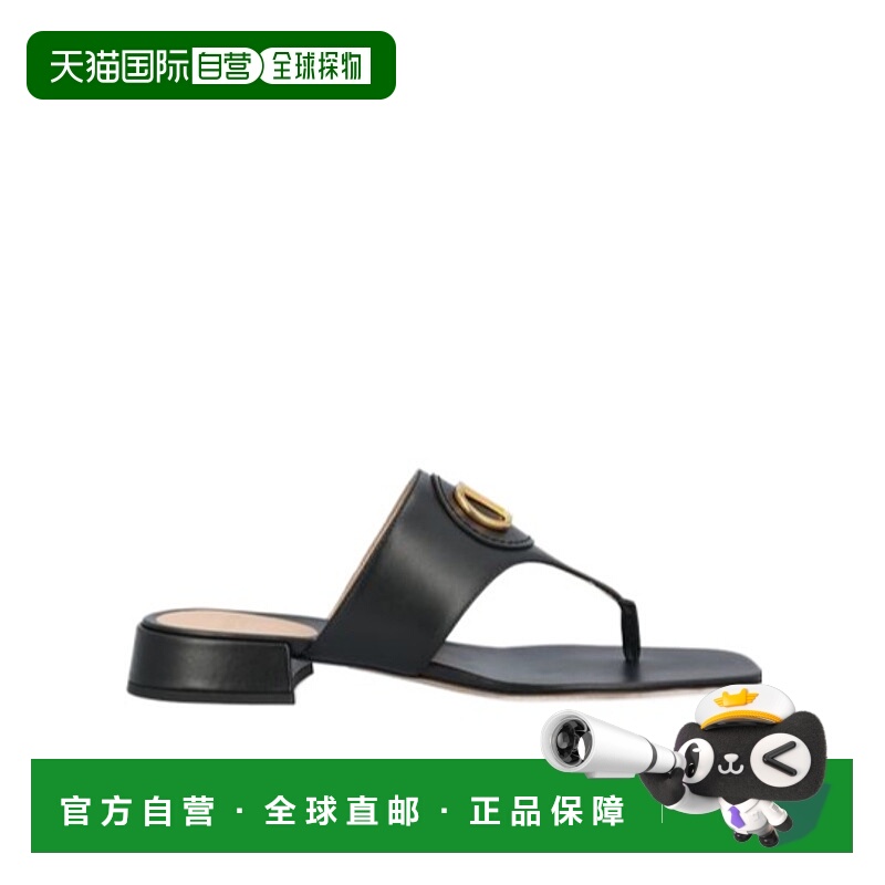 1h可退 VALENTINO 女士凉鞋 WS0LA9DSH0NO SS2025 黑色 夹趾拖鞋