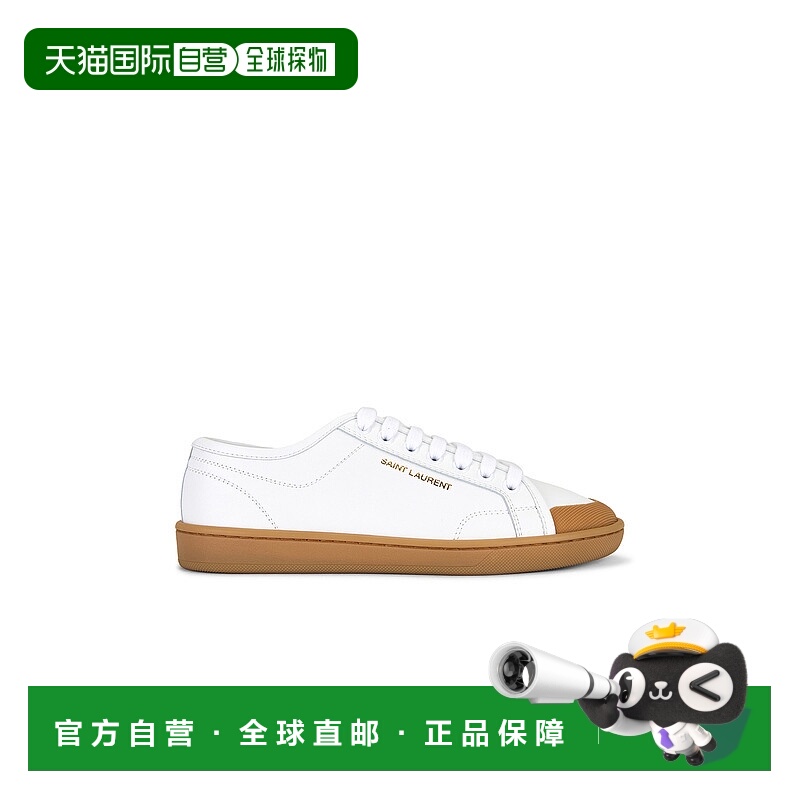 1h可退 潮奢 Saint Laurent 圣罗兰 女士 Gym 皮质运动鞋 8399210