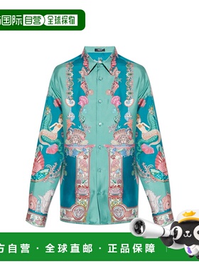 VERSACE 男士衬衫 10194381A145675GA00 AW2025 蓝色