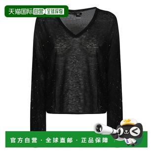 AW2025 105400A2PMZ99 黑色 Pullover Fini PINKO con 女士针织衫