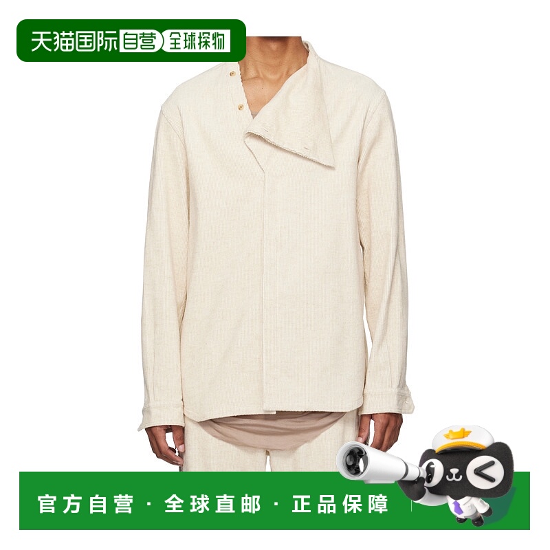 1h可退 RICK OWENS 男士衬衫 RU02E1299MLC21 AW2025 花色长袖