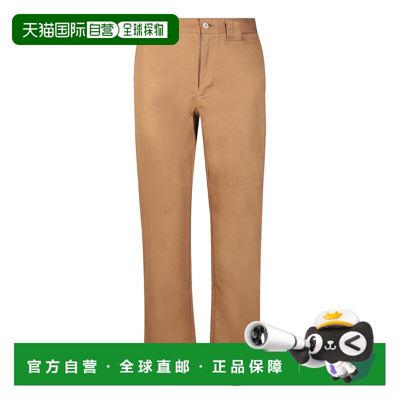 BURBERRY 男士休闲裤 8070609A1420BROWN AW2023 驼色阔腿裤