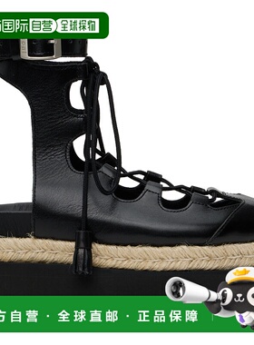 1h可退 潮奢 Sacai 女士 黑色 Ghillie 凉鞋 2507920