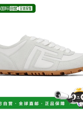 1h可退 潮奢 Balmain 巴尔曼 女士 灰白色 Racer 45 运动鞋 GN1VI