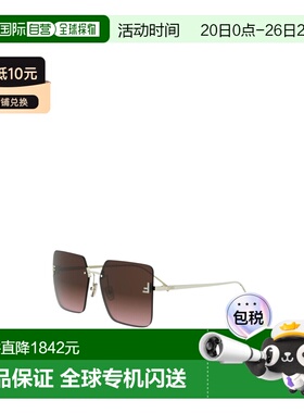 FENDI 女士眼镜 FE4082US32T SS2026 配饰太阳镜棕色