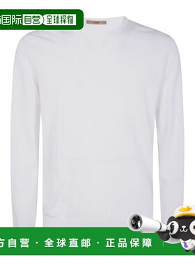 NUUR 男士针织毛衣 RB10001RB1001 SS2025 白色 棉质针织套头衫