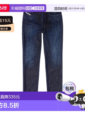 1h可退 DIESEL 男士牛仔裤 A1022909M1901 AW2025 蓝色直筒裤
