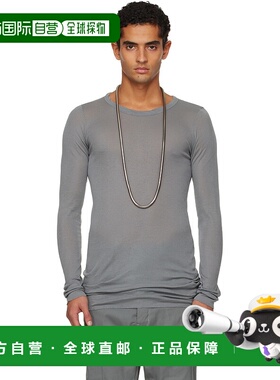 1h可退 潮奢 rick owens 瑞克 欧文斯 男士 灰色 Concordians Rib