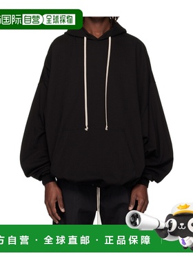 RICK OWENS 男士卫衣 RU01F2288BA09 SS2026 黑色 Temple Hun 连