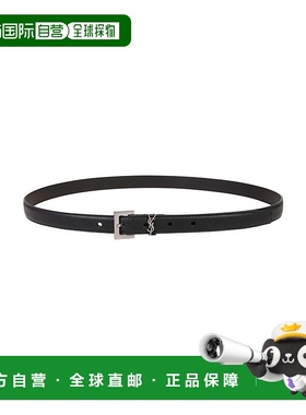 SAINT LAURENT 男士腰带 612616BRM0E1000 CO 黑色皮带
