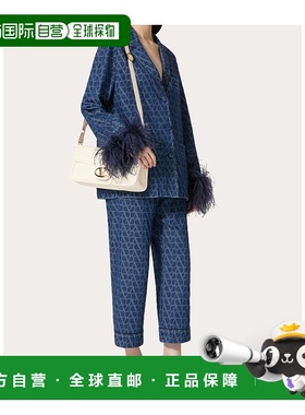 VALENTINO 女士衬衫 5B3DB01V8M9558 SS2025 蓝色 Toile Iconogra