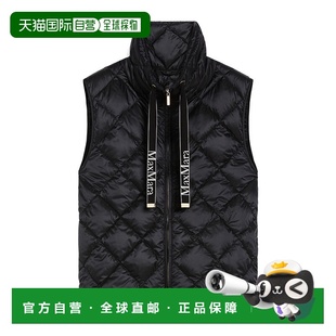 MAX MARA 女士马甲 9296035506002 AW2025 黑色 高领棉服