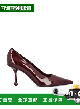 JIMMY CHOO 女士高跟鞋 IXIA80PATAI25 AW2025 棕色单鞋一脚蹬