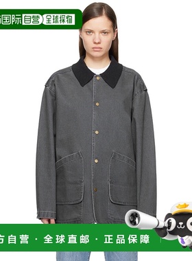 1h可退 潮奢 LE 17 SEPTEMBRE 女士 灰色 Knit Collar Field 夹克
