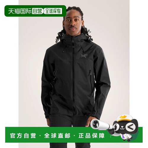 Arc'teryx 男士户外风衣 X000010444BLACK CO 黑色 Beta SL Jacke