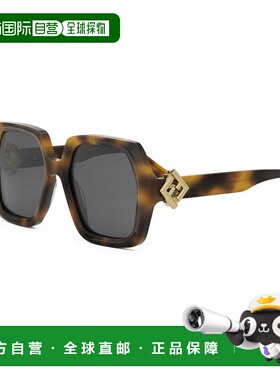 FENDI 女士眼镜 FE40139I53A AW2025 灰色太阳镜