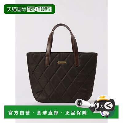 Barbour 女士运动包 LBA0431OL75 AW2025 黑色 MINI QUILTED TOTE