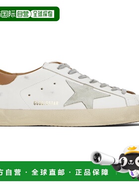 1h可退 潮奢 GOLDEN GOOSE 男士 白色 Super-Star Classic 运动鞋