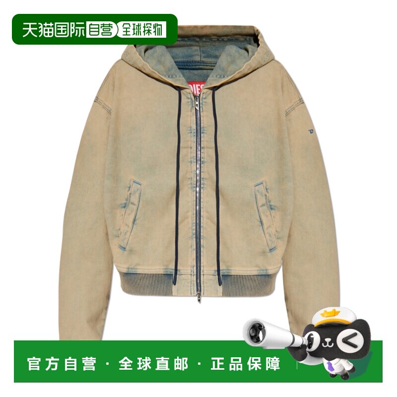 DIESEL 女士西服 A1824109M3301 AW2025 花色 长袖牛仔外套