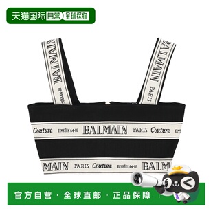 BALMAIN 女士背心吊带 EF1AA370JJ95EDY AW2025 黑色