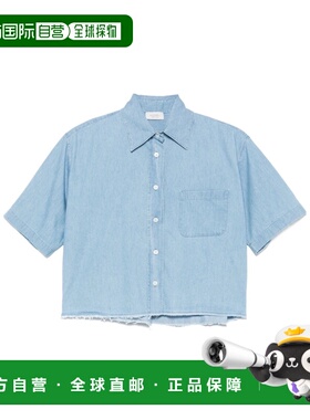 MAZZARELLI 女士衬衫 BL1CAMILLABL SS2025 蓝色 短袖衬衫