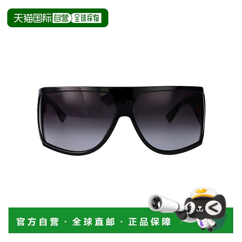 1h可退 DSQUARED2 男士太阳镜 D20124S2M29O AW2025 黑色 D2 0124