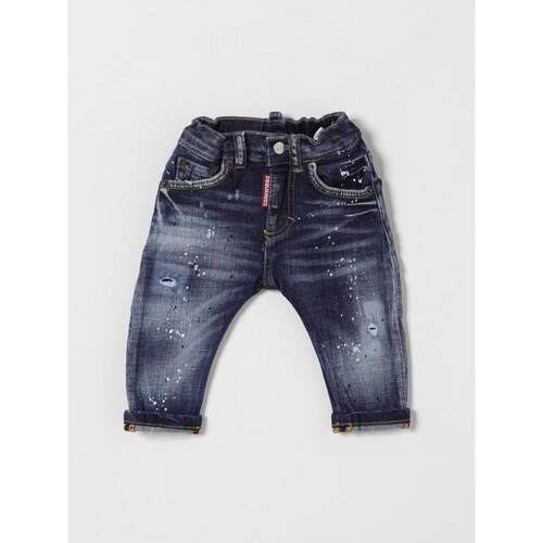 DSQUARED2 男童牛仔裤 DQ01TCD0AFUDQ01 SS2026 蓝色