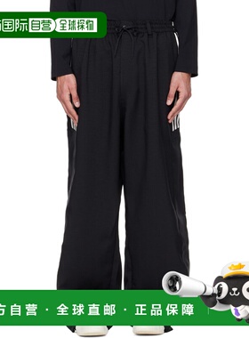 1h可退 潮奢 Y-3 男士 黑色 Sport Uniform Basketball 长裤 KH30