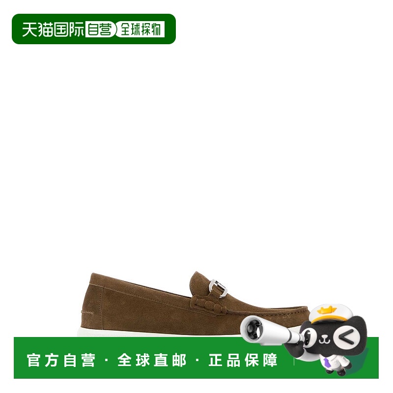 1h可退 FENDI 男士商务休闲鞋 7D1717QK9F0RZ2 SS2025 棕色 O'Loc