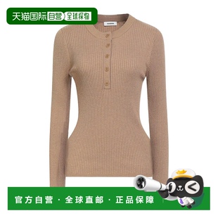 女士 Sandro 毛衣 beige米色 羊绒羊毛 1h可退 舒适时尚 潮奢