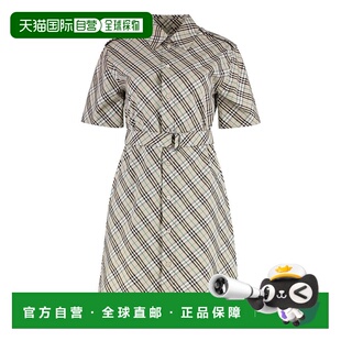 巴宝莉 女士 格纹短袖 1h可退 裙 Burberry 衬衫 81034721 潮奢