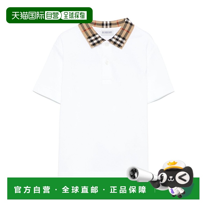 1h可退 潮奢 Burberry 巴宝莉 男童 KB5 JOHANE CH 衣领上衣童装