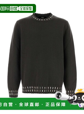 FENDI 男士针织衫 FZX091AOZRF0UU0 AW2025 灰色 Charcoal wool b