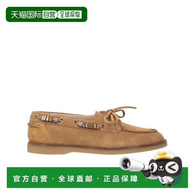 PINKO 女士运动鞋 SD0539P002M41 SS2026 棕色 系带休闲鞋