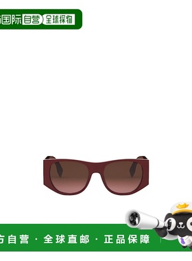 FENDI 男士眼镜 FE40109I66F AW2024 绿色 几何太阳镜