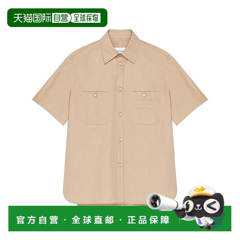 GIVENCHY 男士衬衫 BM618315XZ250 SS2026 米白色 COUTURE SEAM C