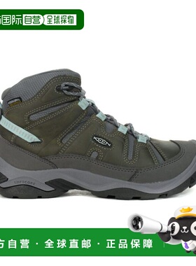 Keen 女款 Circadia Mid 钢灰/云蓝防水靴 1026763/1026843户外鞋
