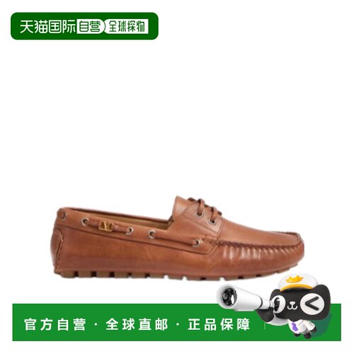 VALENTINO 男士商务休闲鞋 YS0J59PNJN58 SS2025 棕色男鞋乐福鞋