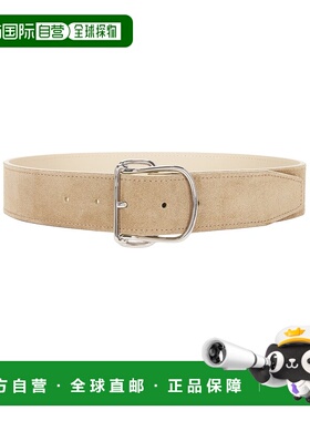 1h可退 潮奢 TOTÊME 女士 涡旋绒面革皮带 252WAM0046LE0027