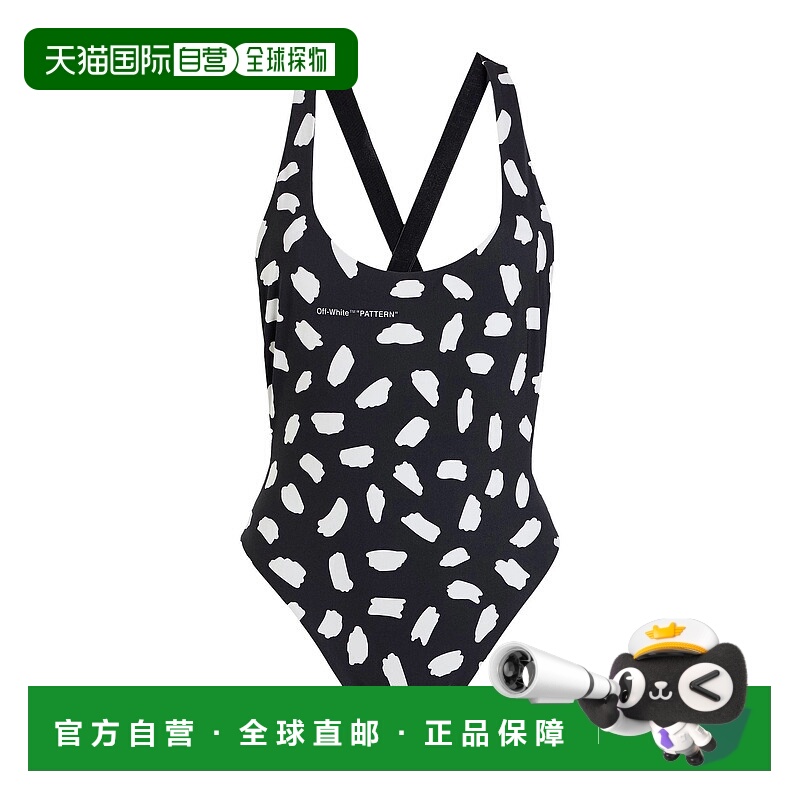 1h可退 潮奢 Off-white 女士 One-piece 泳衣 black黑色 舒适时尚