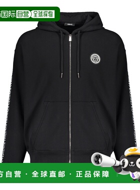 VERSACE 男士卫衣 10121751A137952B020 范思哲黑色长袖SS2024