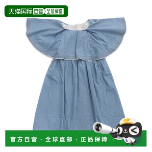 CHLOÉ 女童连衣裙 C20449Z04 SS2025 灰色 DENIM DRESS