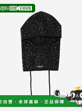 PINKO 女士帽子 106005A2YYZ99 AW2025 黑色 Balaclava Finland