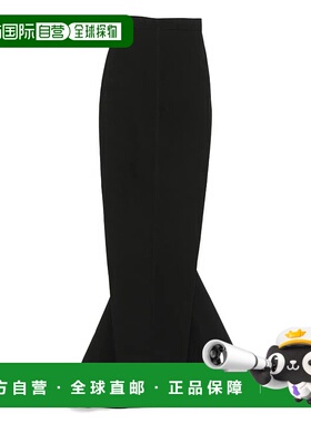 RICK OWENS 女士半身裙 RO01E7375PCVS09 SS2025 黑色鱼尾裙