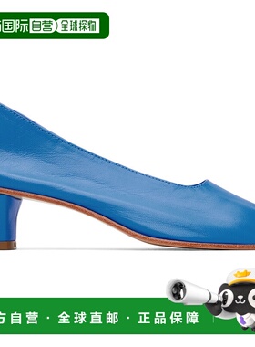 1h可退 潮奢 Martiniano 女士 蓝色 High Glove 中跟鞋 009高跟鞋