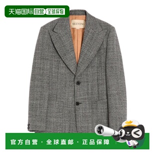 VCEH10B71A01 AW2025 灰色 VALENTINO 西装 夹克 长袖 外套 男士