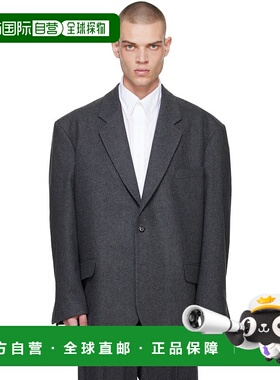 1h可退 潮奢 Random Identities 男士 灰色 80s 西装外套 RAN04J0