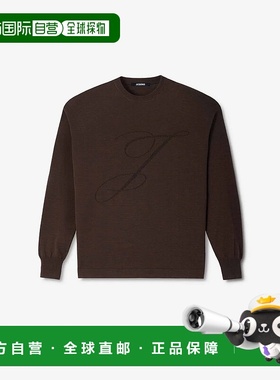 JACQUEMUS 男士针织衫 25HSWM00612AK00263880DARKBROWN